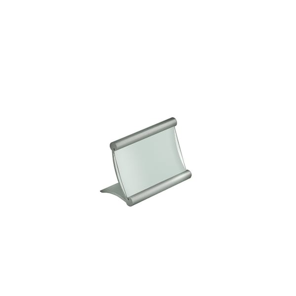 3.5"W x 2.25"H Curved Metal Frame